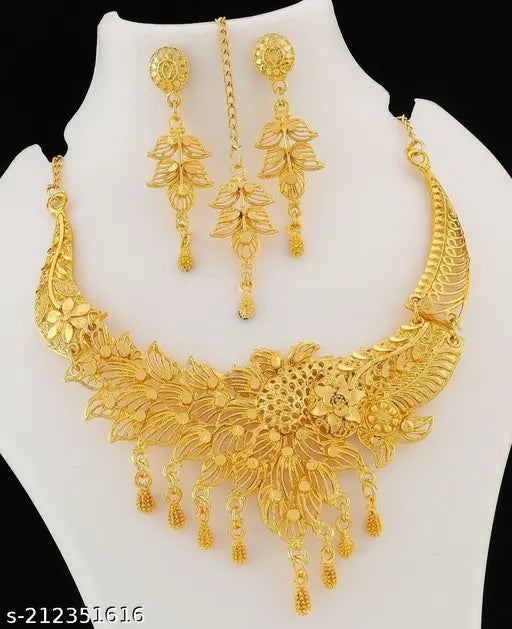 New Trendy Golden Jewellery Set for Women